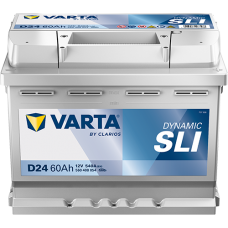 BATERIA VARTA 60 AMP + DIR - D24